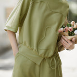 Casual breathable cotton set - liwisi