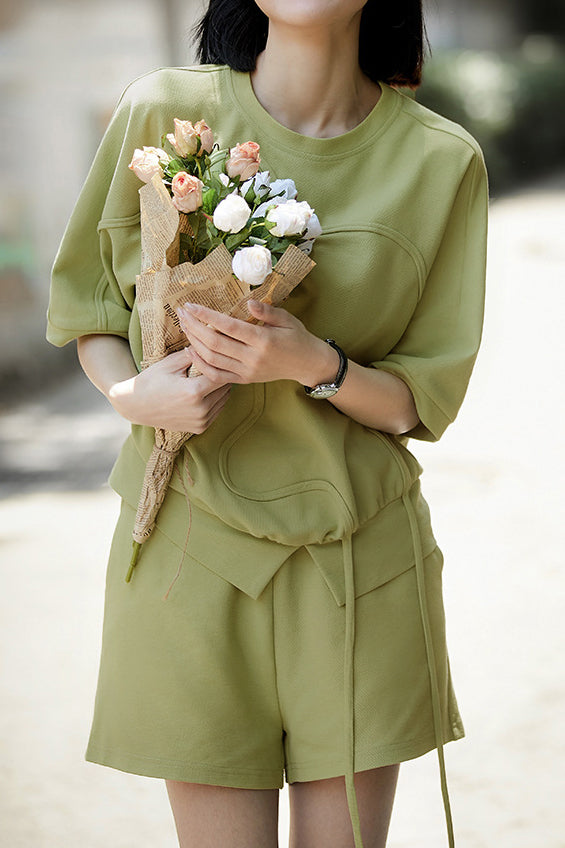 Casual breathable cotton set - liwisi