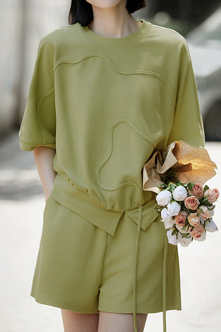 Casual breathable cotton set - liwisi