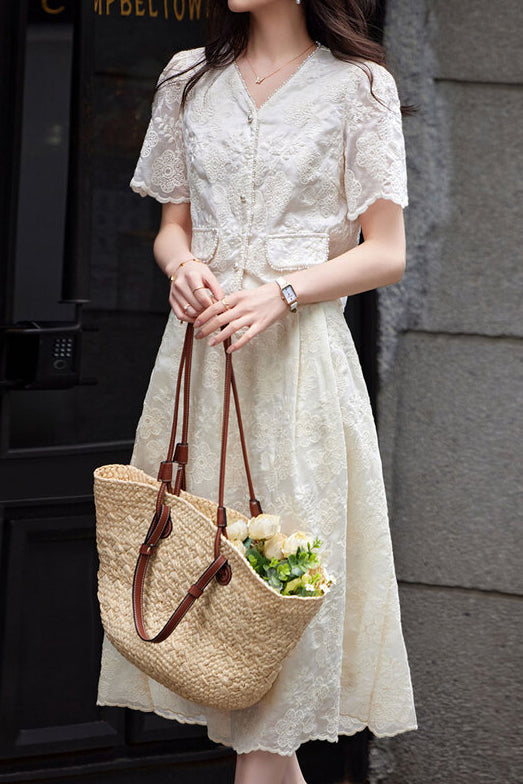 Elegant Embroidered Skirt Set - liwisi