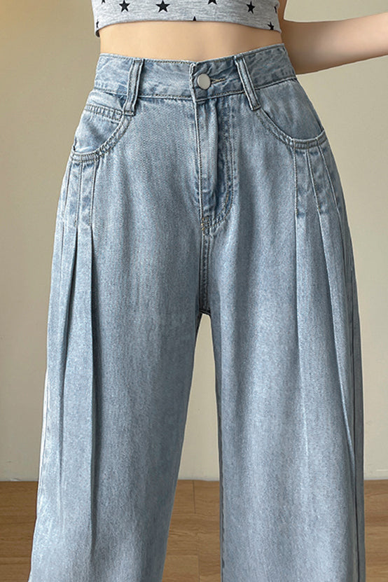 Gradient Denim Trousers - liwisi