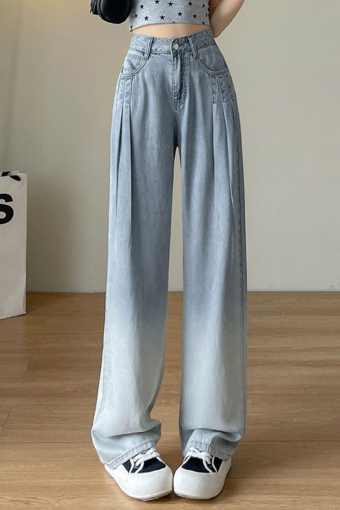 Gradient Denim Trousers - liwisi