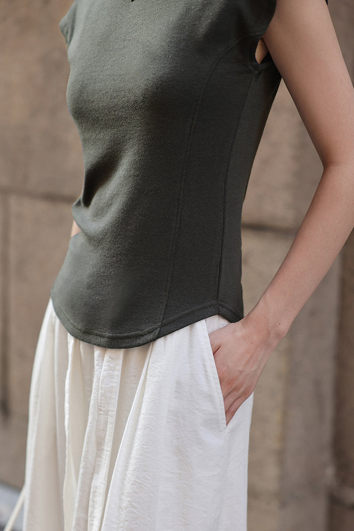 Slim Casual Round Neck Short Sleeve Top and Casual Cargo Pants - liwisi