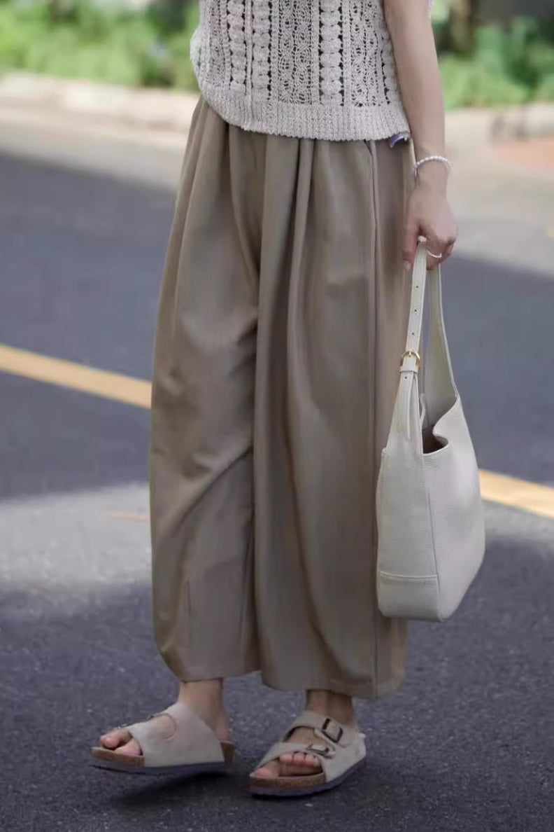 Casual Vacation Knit Hollow-out Three-piece Set - liwisi