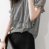 Versatile Ruffled Blouse - liwisi