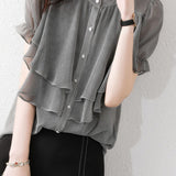 Versatile Ruffled Blouse - liwisi