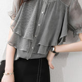 Versatile Ruffled Blouse - liwisi