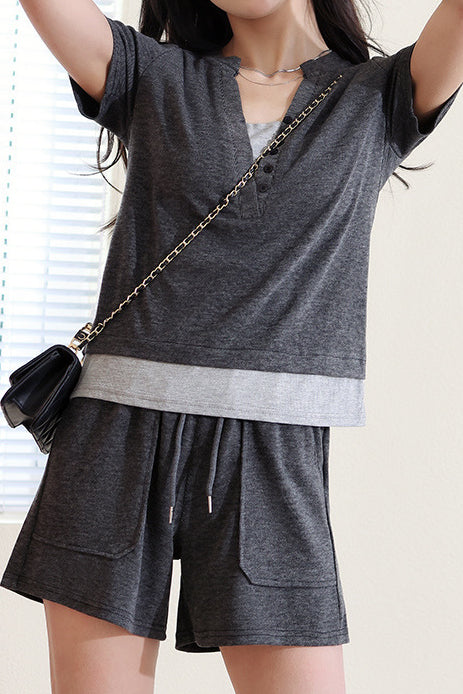 Comfortable Casual Two-piece Set - liwisi