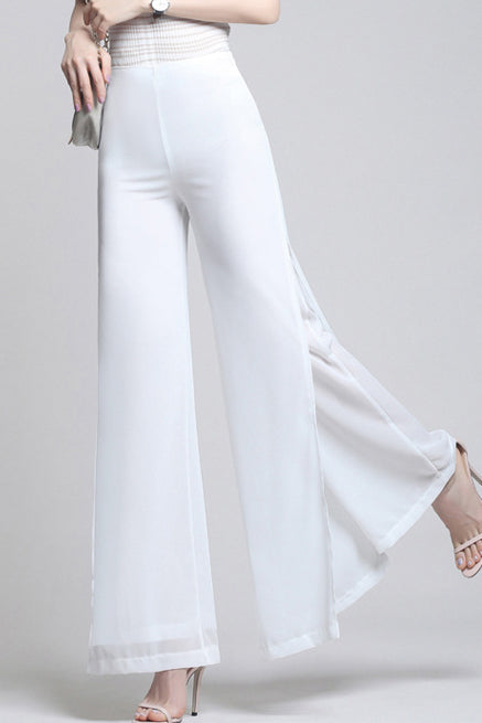 Chiffon Wide-Leg Pants - liwisi