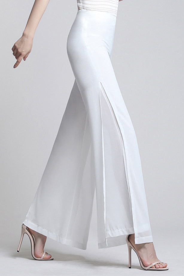 Chiffon Wide-Leg Pants - liwisi