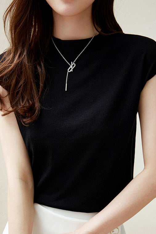 Round Neck Short Sleeve T-Shirt - liwisi