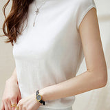 Round Neck Short Sleeve T-Shirt - liwisi