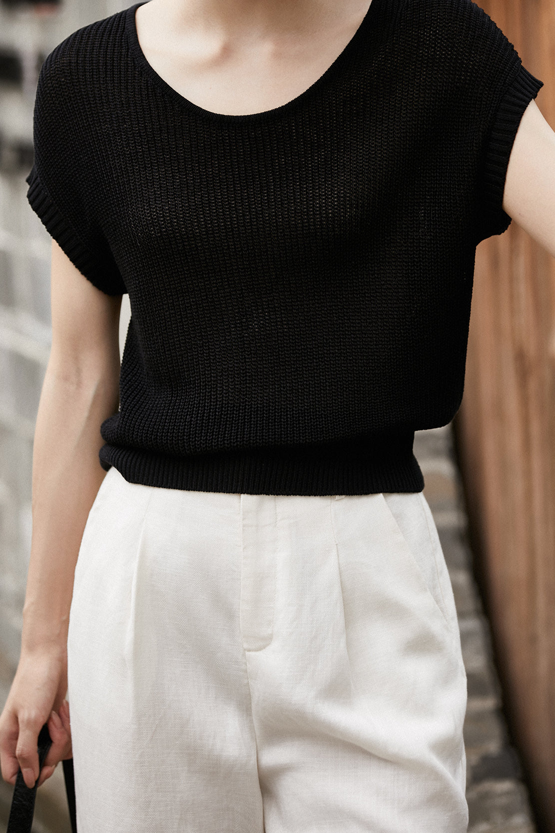 Fashion Ice Silk Knit Top - liwisi