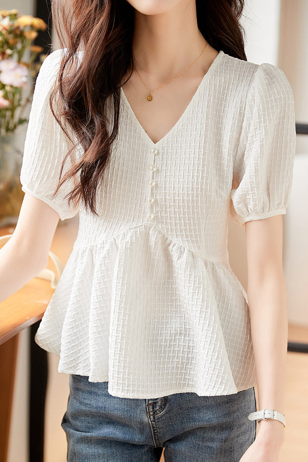 Elegant Waist-Defined T-Shirt - liwisi