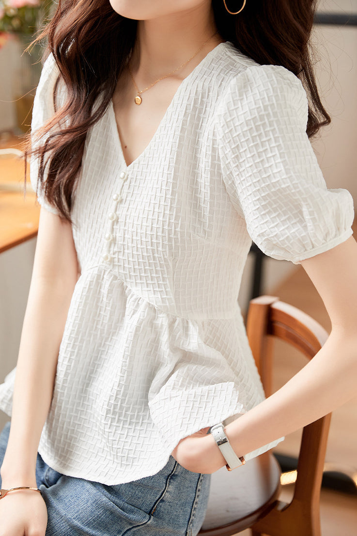 Elegant Waist-Defined T-Shirt - liwisi