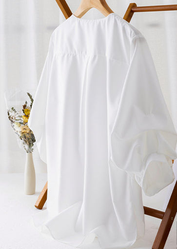 French Vintage Puff Sleeve Shirt - liwisi