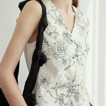 Floral Print Half-Skirt Set - liwisi