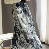 Lightweight Pleated Midi Skirt - liwisi
