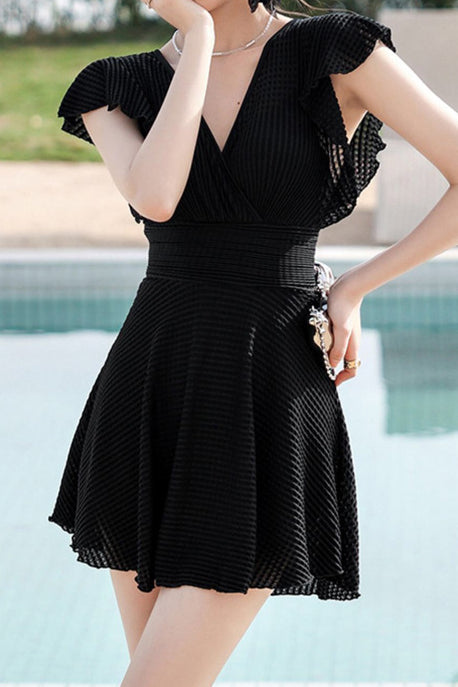 Elegant Backless Waist-Cinching Swimsuit - liwisi