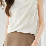 French Style Sleeveless Shirt - liwisi