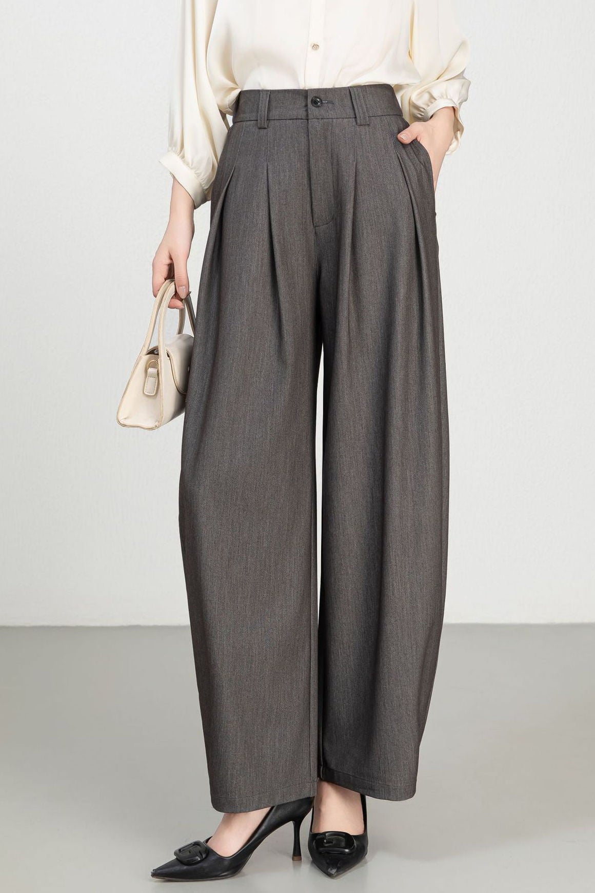 Casual Tencel Wide-Leg Jeans - liwisi