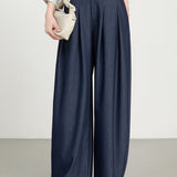 Casual Tencel Wide-Leg Jeans - liwisi