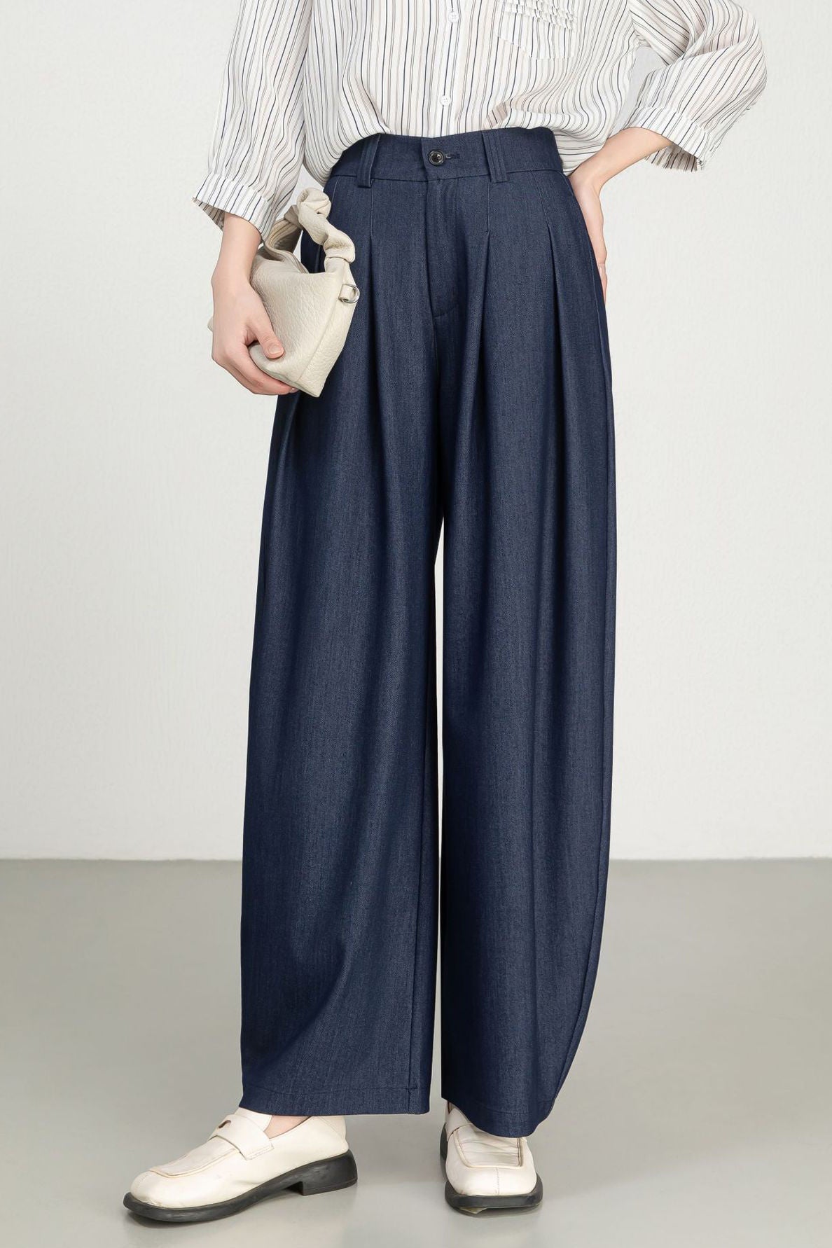 Casual Tencel Wide-Leg Jeans - liwisi