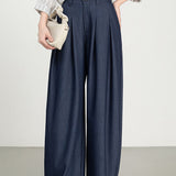 Casual Tencel Wide-Leg Jeans - liwisi