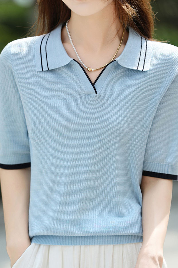 Color Block Minimalist Knit Sweater - liwisi