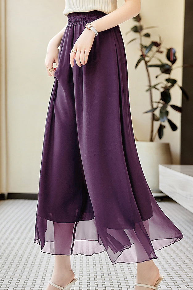 Double-layer Elegant Lightweight Pants - liwisi