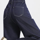 High-Waisted Loose Fit Wide-Leg Pants - liwisi