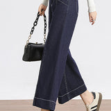 High-Waisted Loose Fit Wide-Leg Pants - liwisi