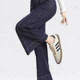 High-Waisted Loose Fit Wide-Leg Pants - liwisi