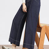 High-Waisted Loose Fit Wide-Leg Pants - liwisi