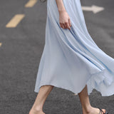 Elegant Flowing Midi Skirt - liwisi