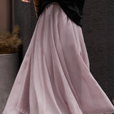 Elegant Flowing Midi Skirt - liwisi