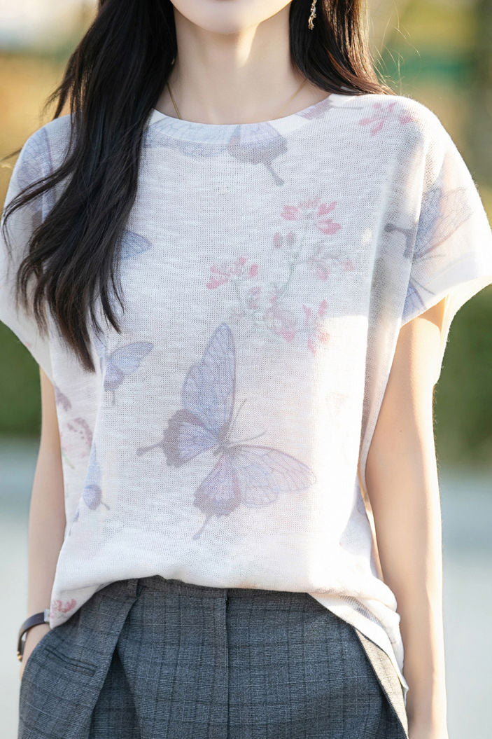 Versatile Breathable Knit Top - liwisi
