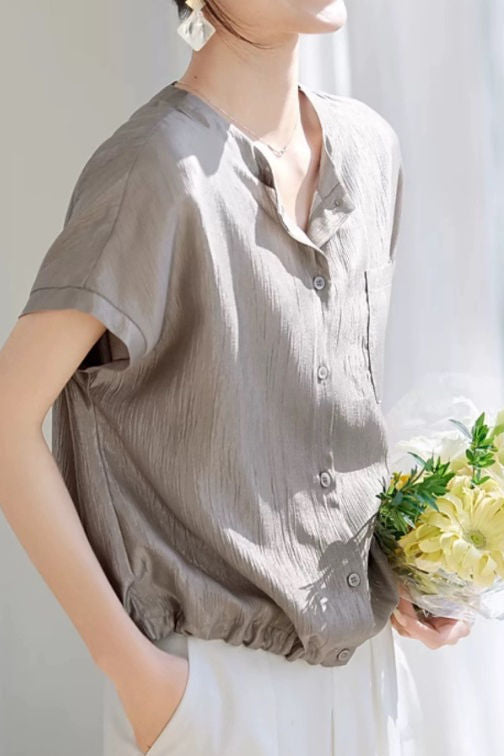 Elegant Fashion Textured Shirt - liwisi
