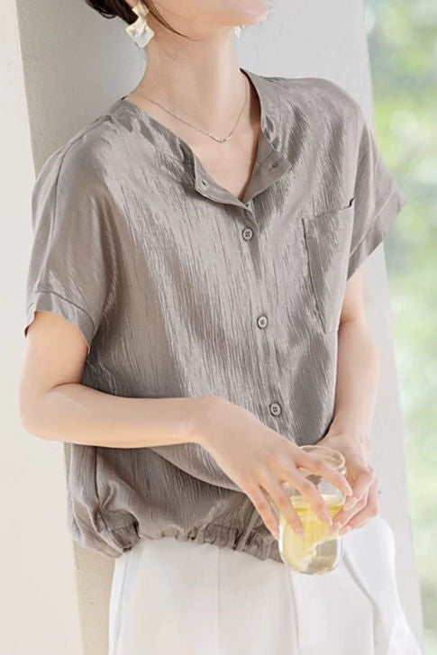 Elegant Fashion Textured Shirt - liwisi
