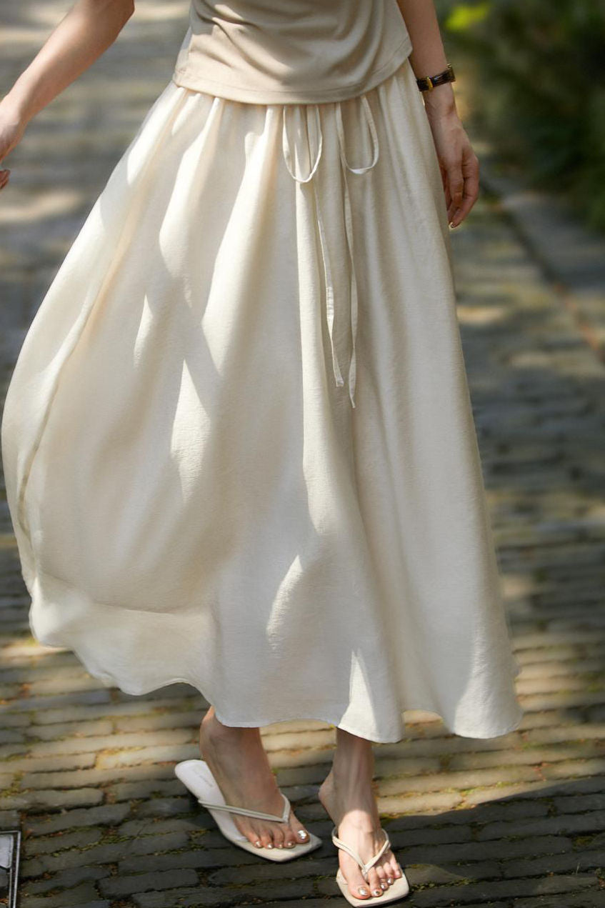 Elegant Slim A-line Umbrella Skirt - liwisi