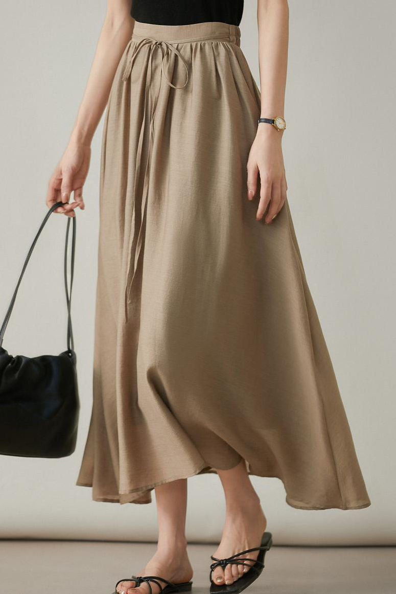 Elegant Slim A-line Umbrella Skirt - liwisi