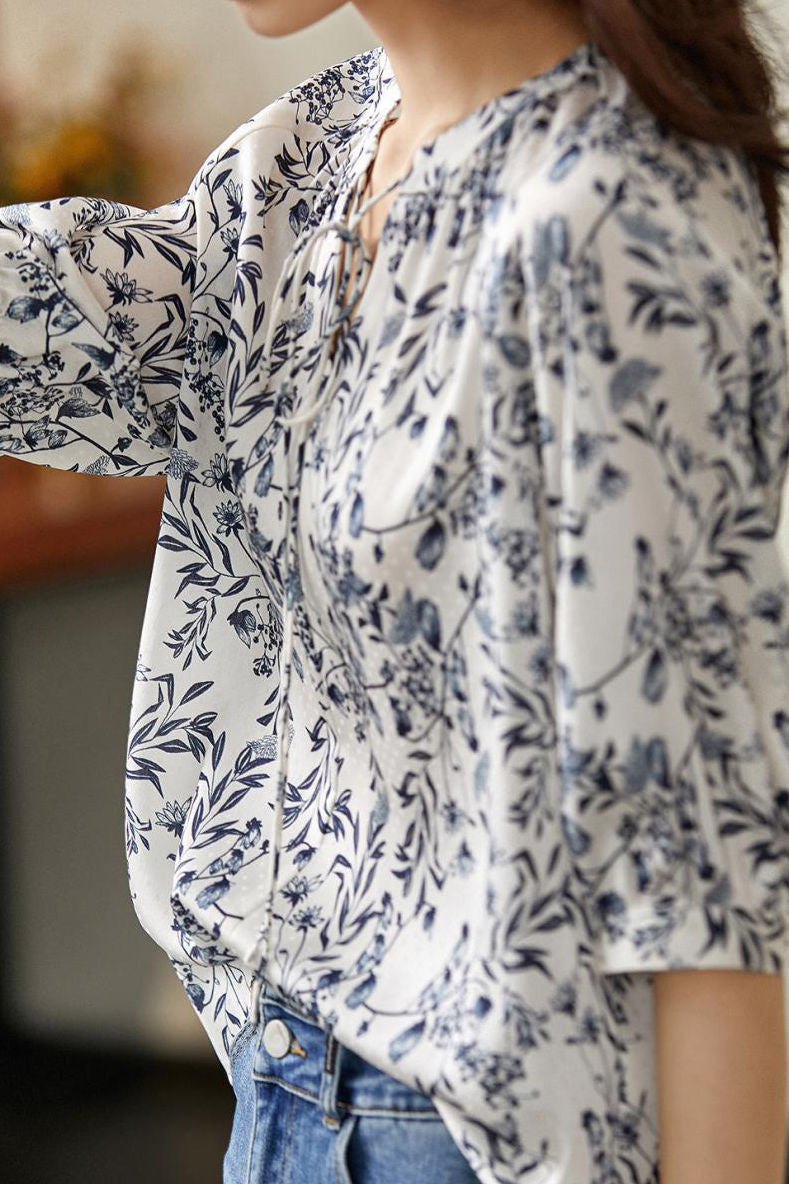 Floral Printed T-shirt - liwisi
