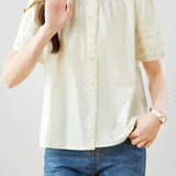 Minimalist Solid Color Shirt - liwisi