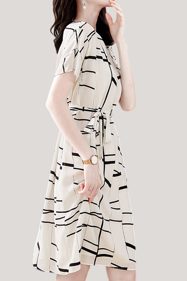 Chic Commuter Tie Dress - liwisi