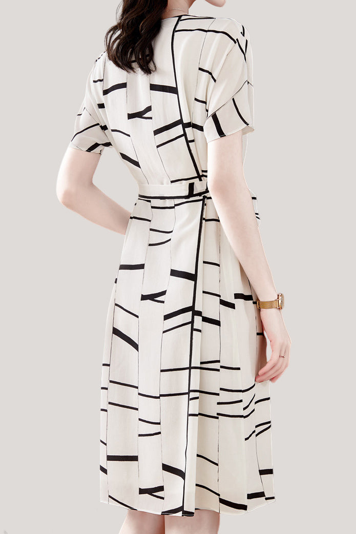 Chic Commuter Tie Dress - liwisi