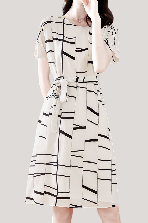 Chic Commuter Tie Dress - liwisi