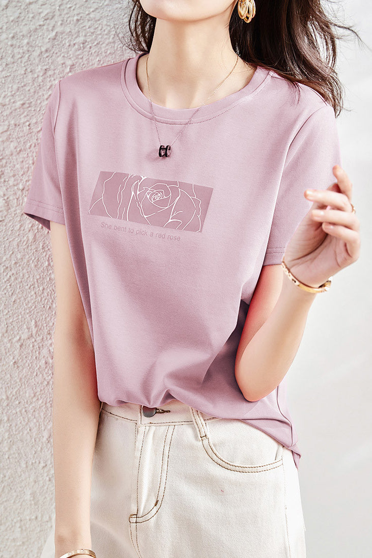 Casual Commuter Printed T-shirt - liwisi