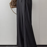 Irregular straight leg suit pants - liwisi