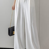 Irregular straight leg suit pants - liwisi