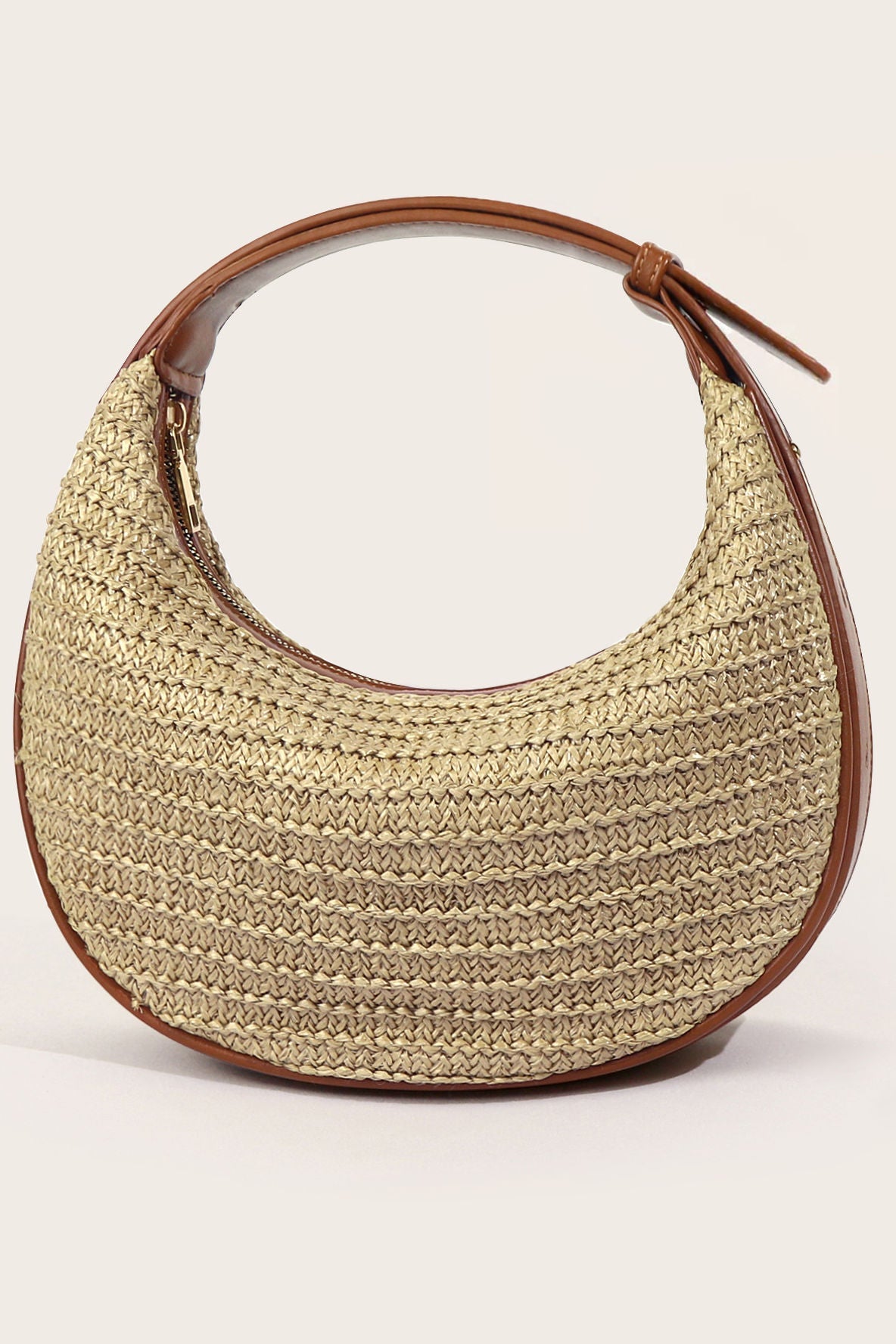 Handheld crossbody half-moon bag - liwisi